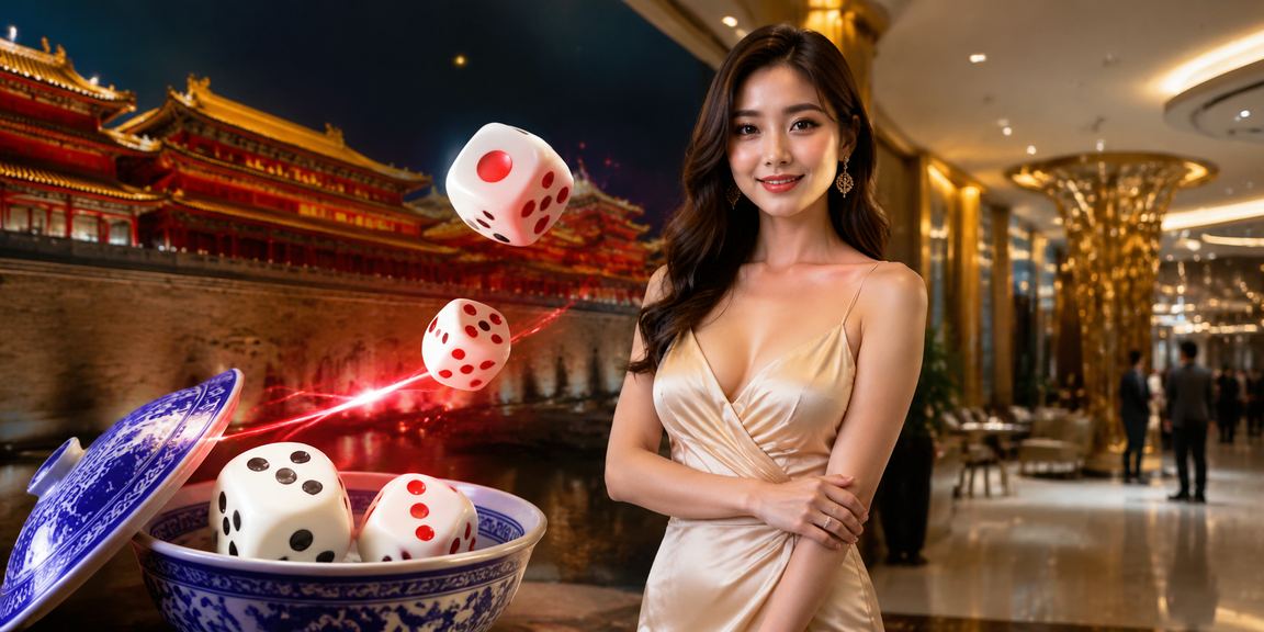 Mô hình xúc xắc tài xỉu phong cách Việt Nam tại Huế